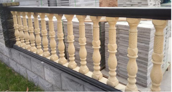 会欧水泥花瓶柱